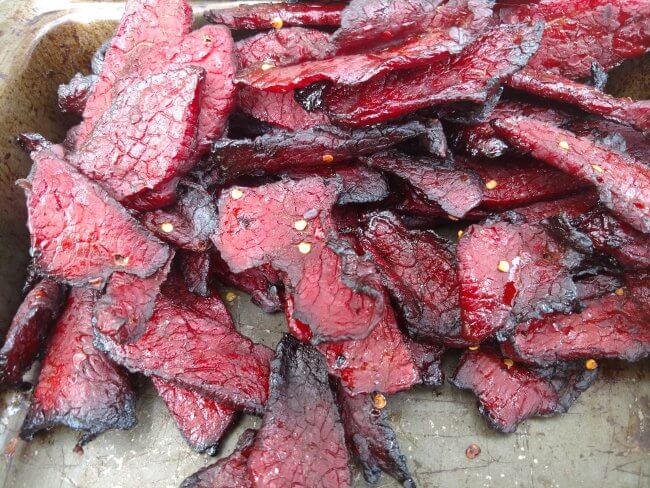 Smoked Beef Jerky from Southern Food Junkie