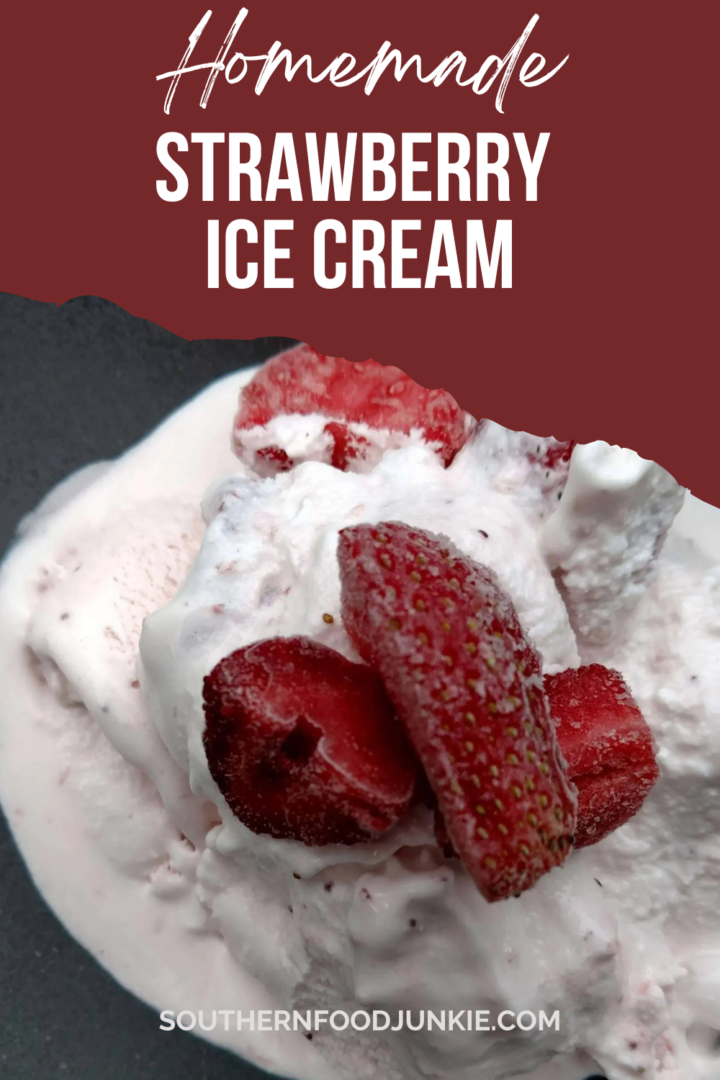 Homemade Strawberry ice cream interest picture