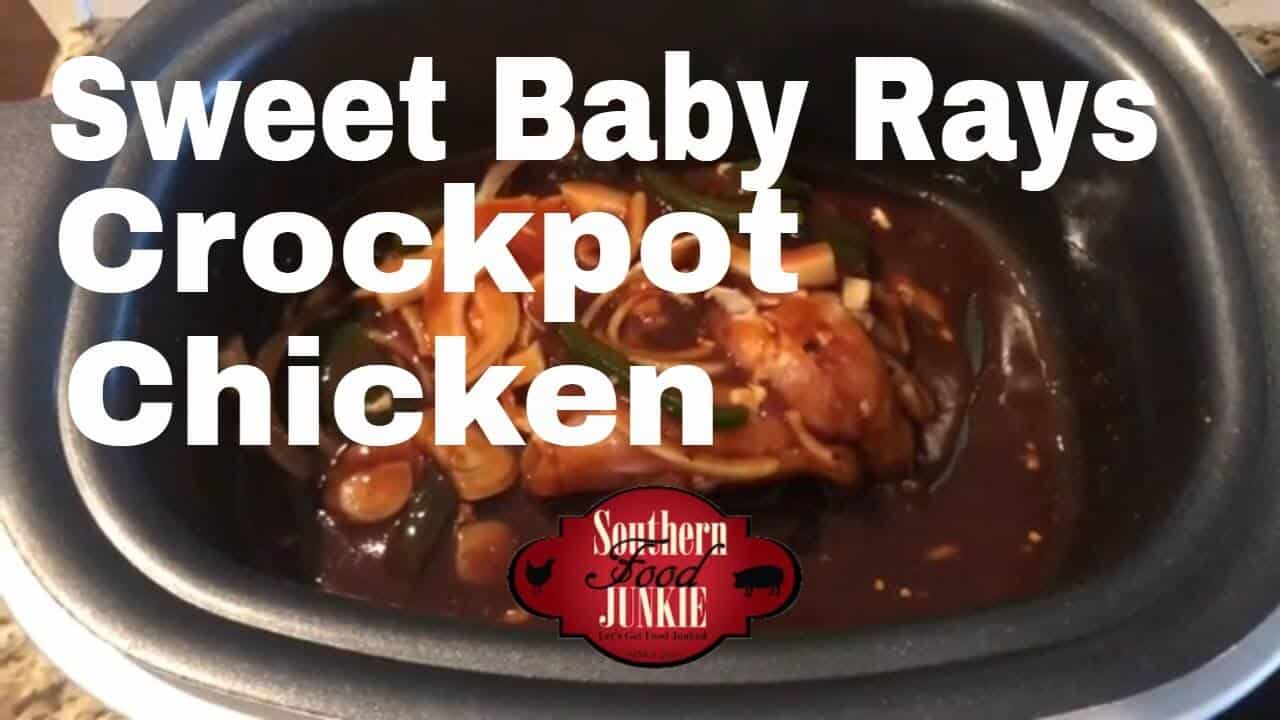 Sweet Baby Ray's Crockpot Chicken - Southern Food Junkie