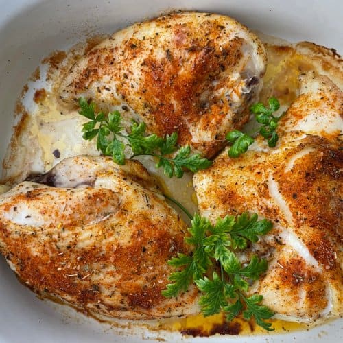 Cajun Roasted Whole Chicken Breast Recipe
