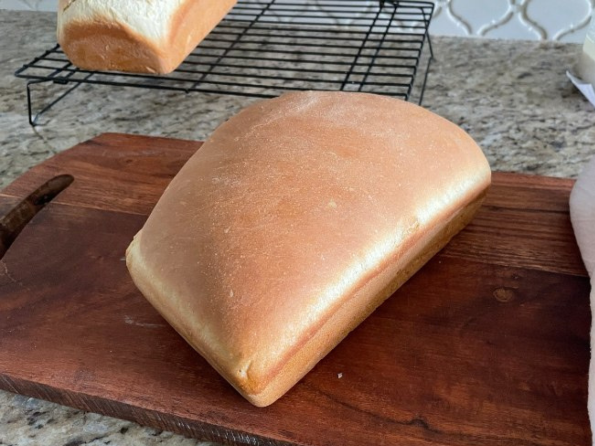 Easy to make sourdough bread using a potato flake starter.