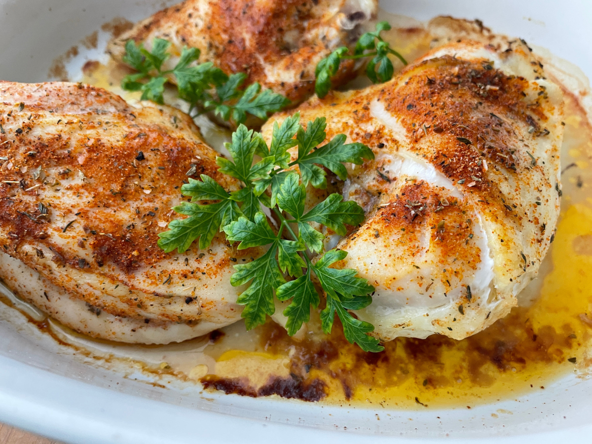 Roasted Whole Chicken Breasts Recipe.