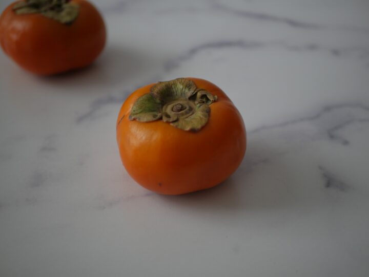 Close up picture of a Asian Persimmon