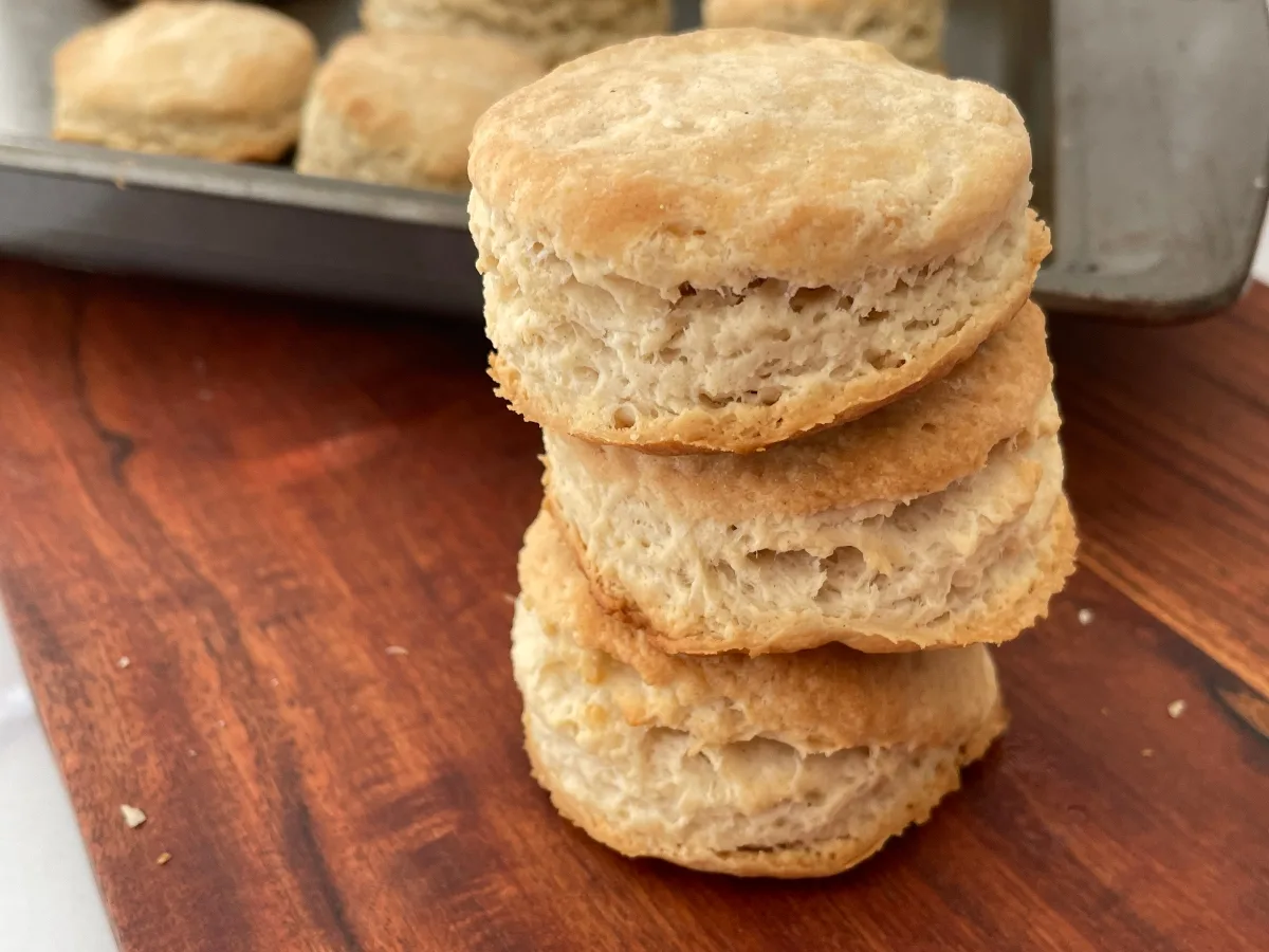 homemade biscuits from scratch.