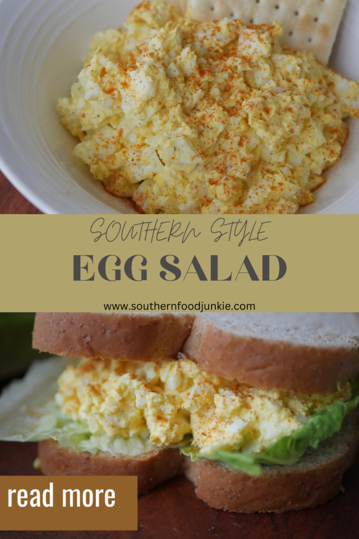 Pinterest picture for Southern Style Egg Salad. 