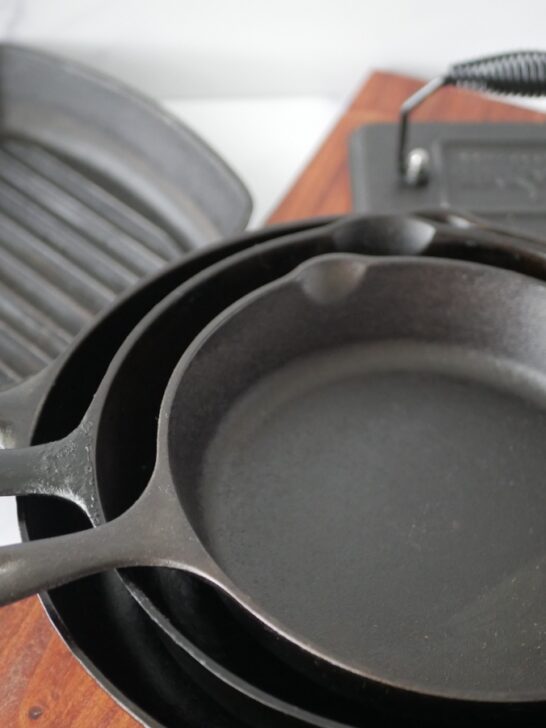 How to season a cast iron skillet.
