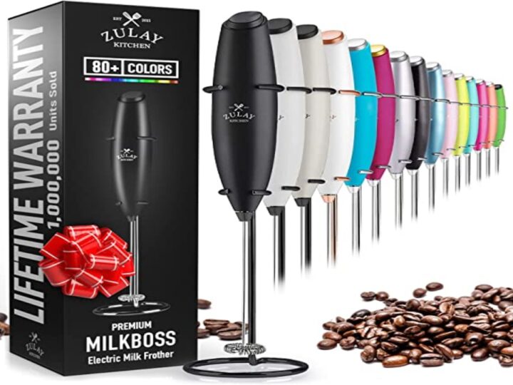 Zulay coffee frother and mixer.
