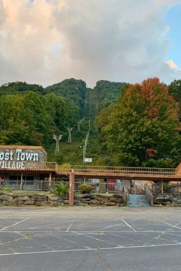 Entrance to Ghost Town in the Sky in Maggie Valley, North Carolina.