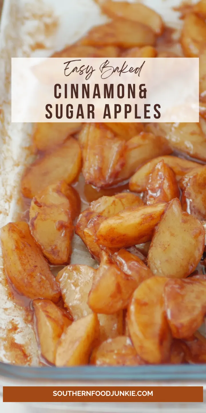 Easy Baked Cinnamon and Sugar Apples Recipe Pinterest Picture. 