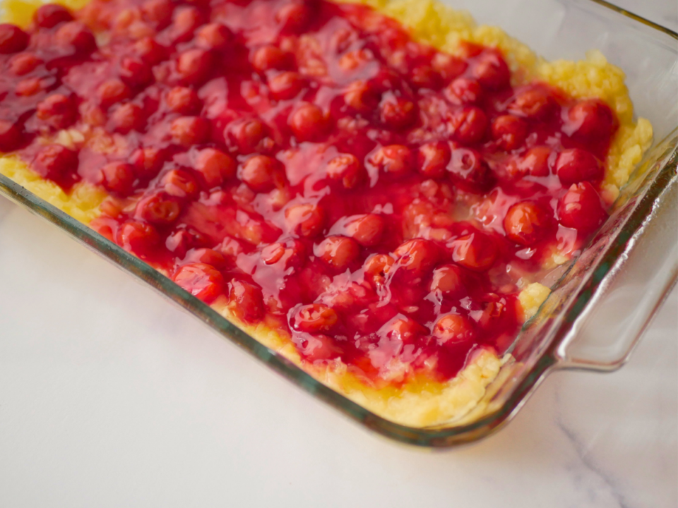Super Easy Pineapple Cherry Dump Cake Recipe - Southern Food Junkie