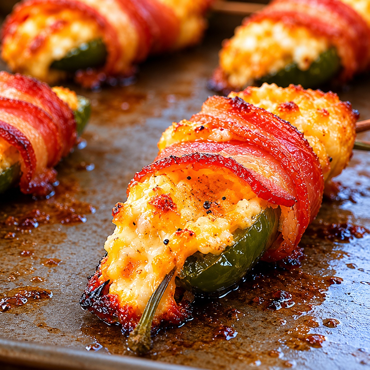 Easy Bacon-Wrapped Jalapeno Poppers (Oven-Baked Recipe)